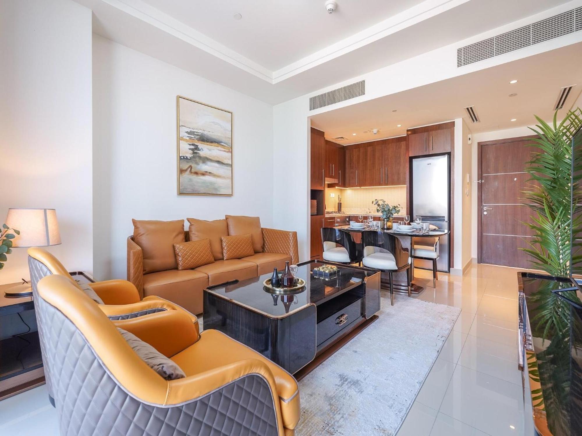 Luxurious Stylish Apartments Across Dubai Mall Burj Khalifa City Views ภายนอก รูปภาพ