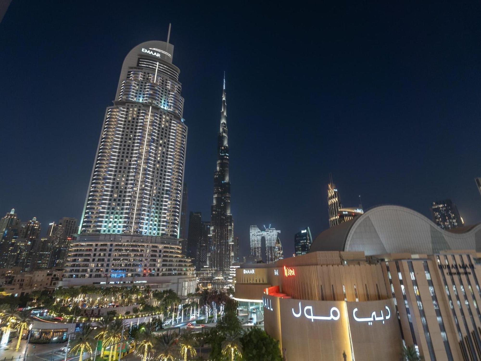 Luxurious Stylish Apartments Across Dubai Mall Burj Khalifa City Views ภายนอก รูปภาพ