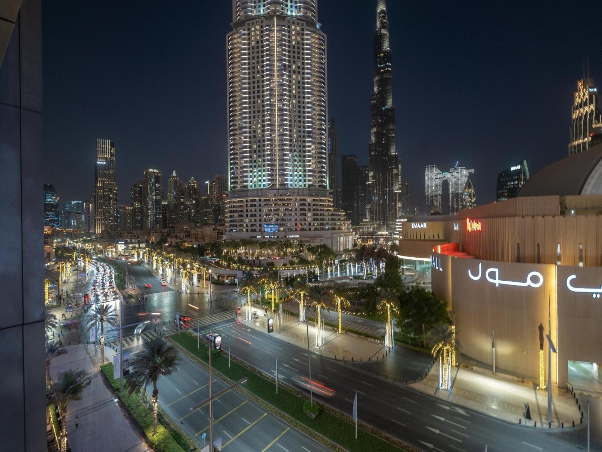 Luxurious Stylish Apartments Across Dubai Mall Burj Khalifa City Views ภายนอก รูปภาพ