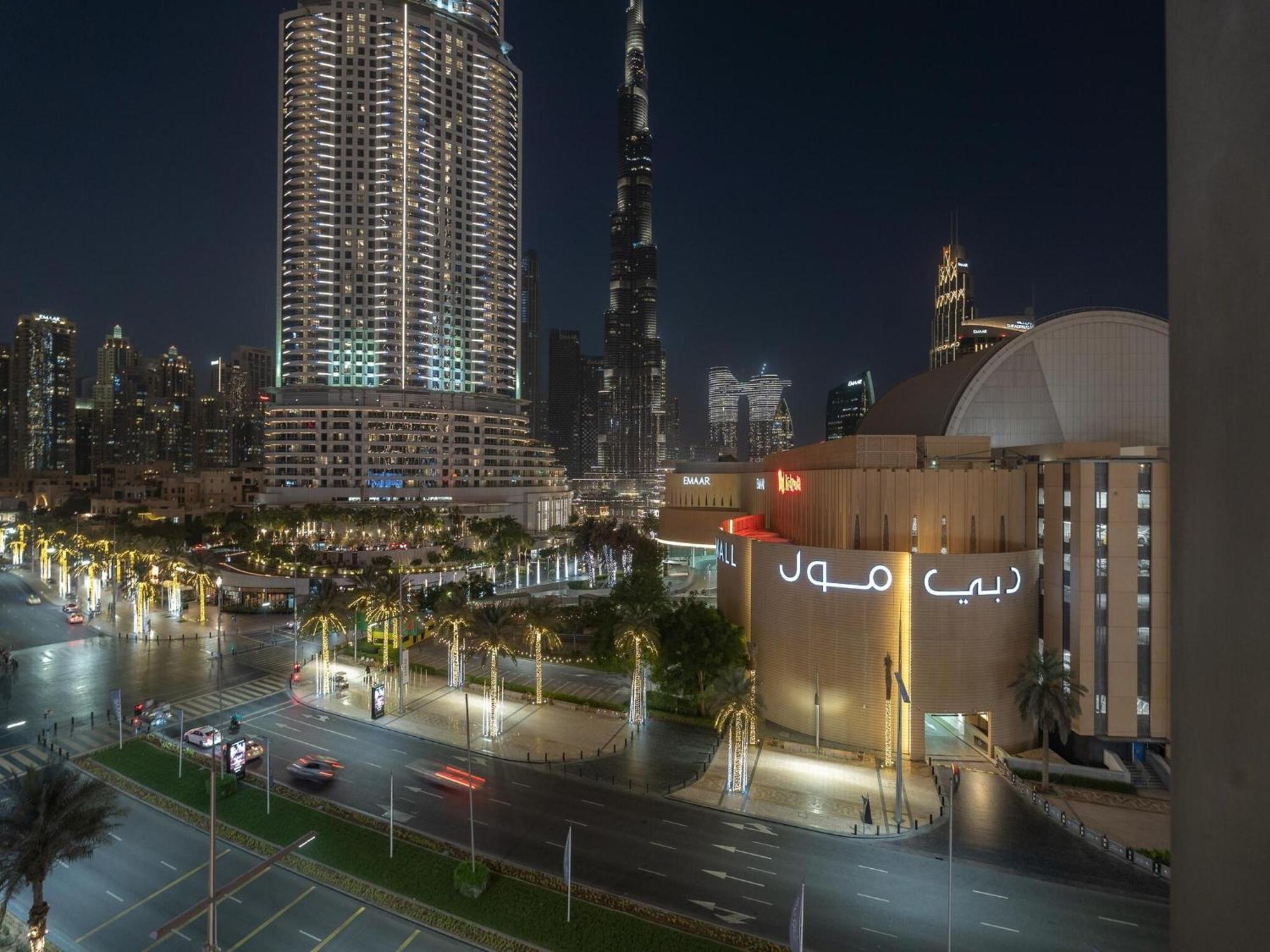Luxurious Stylish Apartments Across Dubai Mall Burj Khalifa City Views ภายนอก รูปภาพ