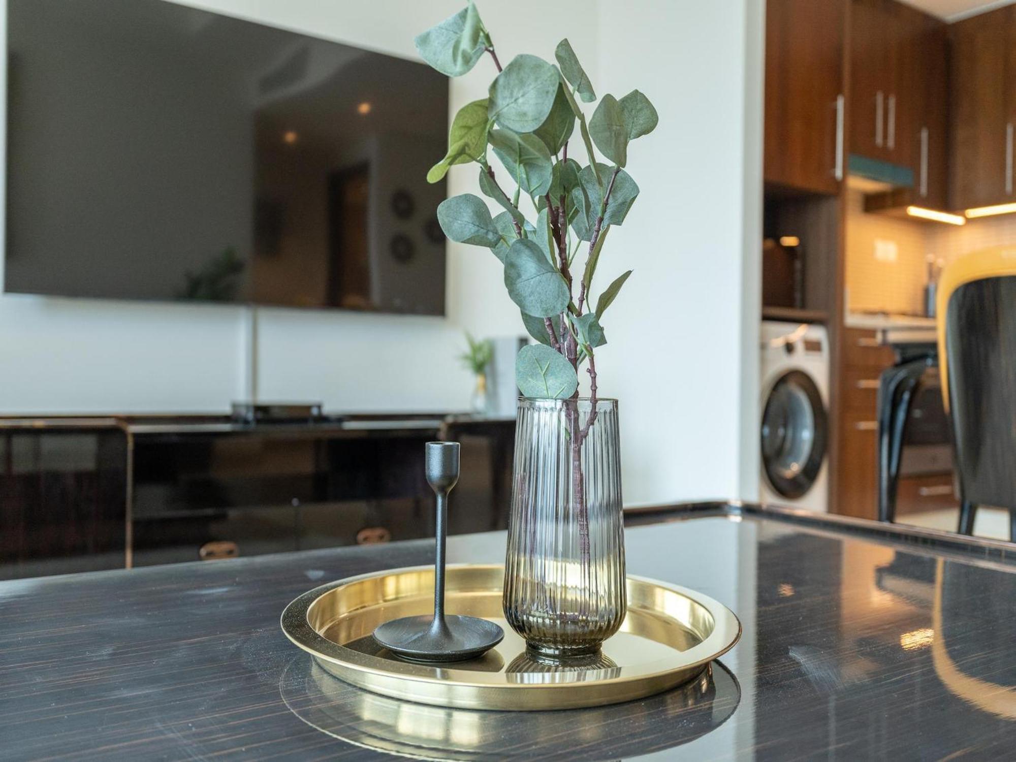 Luxurious Stylish Apartments Across Dubai Mall Burj Khalifa City Views ภายนอก รูปภาพ