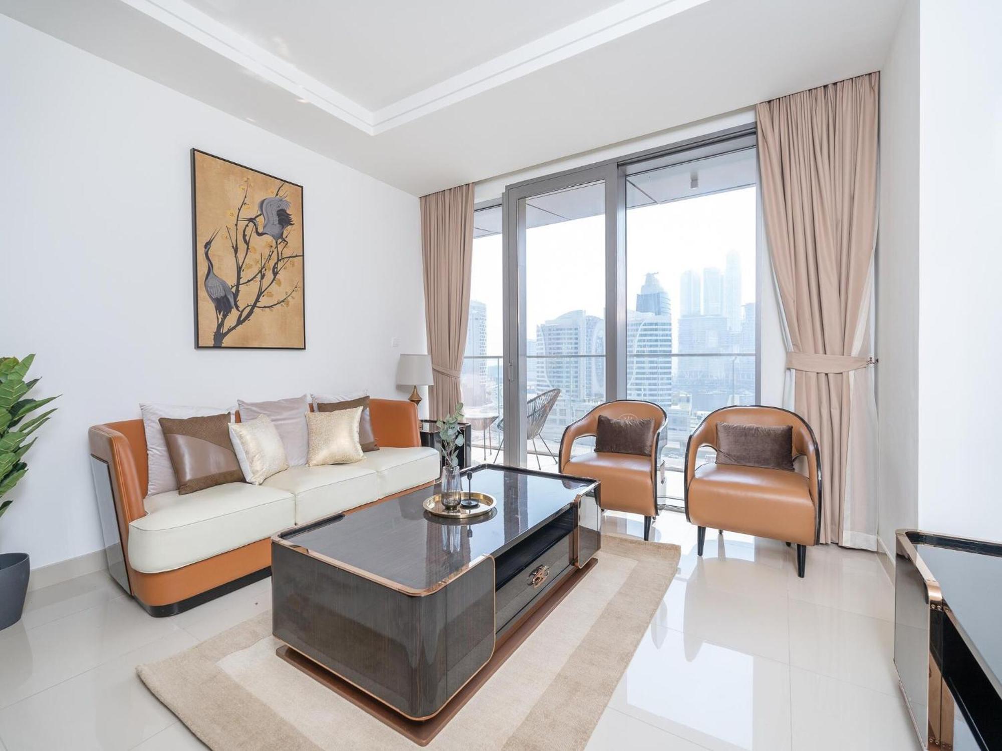 Luxurious Stylish Apartments Across Dubai Mall Burj Khalifa City Views ภายนอก รูปภาพ